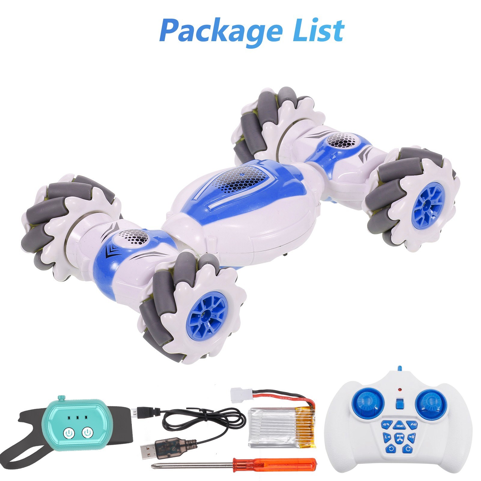 RC Stunt Car 2.4GHz 4WD Remote Control Gesture Sensor Electric Toy