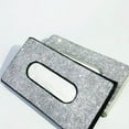 thumbnail image 2 of Masteelf 1PC Visor Tissue Case Rhinestone Inlaid Tissue Box Auto Napkin Pumping Box (Black), 2 of 8