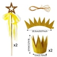 thumbnail image 3 of Silver 13 Inches Star Wand Elf baton Angel Star Magic Wand, 3 of 7