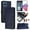 Blue, variant on Flip case for GANGXUN T-Mobile Revvl 6 5G Wallet Case with Kickstand, Card Slots, RFID Block, Cat Design