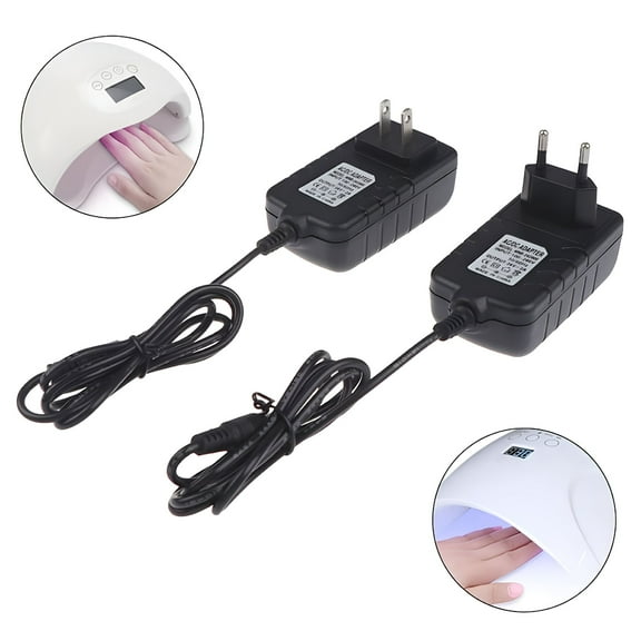 GJX 24V 2A Power Supply Adapter for UV LED Lamp Nail Dryer Nail Art Tools
