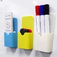thumbnail image 4 of Chendee Plastic Magnetic Pen Holder Pencil Cup Marker Storage Box For Whiteboard Fridge,White, 4 of 9