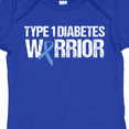thumbnail image 4 of Inktastic Type 1 Diabetes Warrior Boys or Girls Baby Bodysuit, 4 of 5