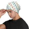 thumbnail image 3 of Naloa Colorful Geometric Soft Beanie Hat, Knit Beanie Daily Beanie in Fine Knit for Women Men Winter Travel, Outdoor, 3 of 7