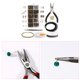 thumbnail image 3 of Juego de accesorios para joyería, herramientas de reparación de abalorios para pulseras DIY oro Verde, 3 of 6