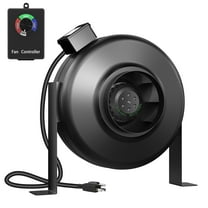 High-Efficiency 10-Inch Inline Duct Fan, 618 CFM Airflow Ventilation,Constant Speed Ventilation Fan for Grow Tents and Indoor Gardens, ETL Certified without Speed Controller