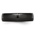 thumbnail image 3 of Chisel Black Ceramic 6mm Polished Band, 3 of 7