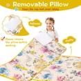 thumbnail image 3 of Pioneer Flower Floral Print Pattern Toddler Nap Mats for Kids Preschool,Sleeping Mat Bag or Kids,Toddler Sleeping Bag,Toddler Nap Mat or Daycare, 3 of 6