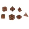 thumbnail image 2 of Juego de dados de metal Juego De Dados De Metal De 7 Piezas D6 D8 D10 D12 D20 Para Juegos De Mesa RPG # 9, 2 of 7