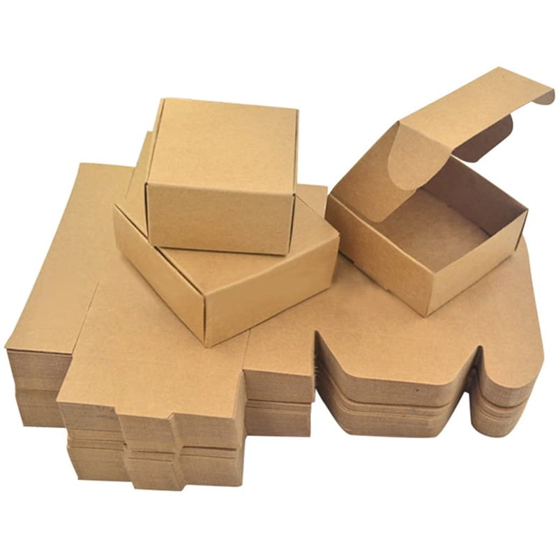 50PCS Soap Box Pop DIY Craft Soap Dispensers Folding Paper Storage Handmade Case 