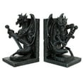thumbnail image 2 of Pacific Giftware Dragon with Sword Bookends Figurine Handpainted Resin, 2 of 2