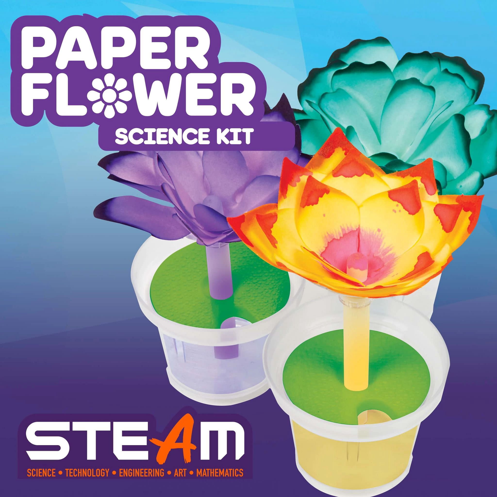 Crayola Paper Flower Science Kits for Kids, Stem Toy, Educational Gifts for Teens, Arts & Crafts Set