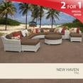 thumbnail image 2 of New Haven 11 Piece Outdoor Wicker Patio Furniture Set 11c, 2 of 7