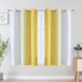 thumbnail image 2 of Cortina Estelar Textiler (107 x 114 cm), color degradado, opaca, amarillo y gris, 2 of 9