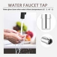 thumbnail image 3 of 3 Color LED Light Change Faucet Shower Water Tap Temperature Sensor Water Faucet Glow Shower Left Screw with Converter, 3 of 5