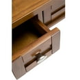 thumbnail image 4 of Pemberley Row Solid Wood Light Golden Brown Writing Desk Rectangular Rustic 48" Unassembled, 4 of 7