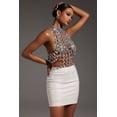 thumbnail image 4 of Top Halter sin mangas Diamante Jacova para mujer, 4 of 6
