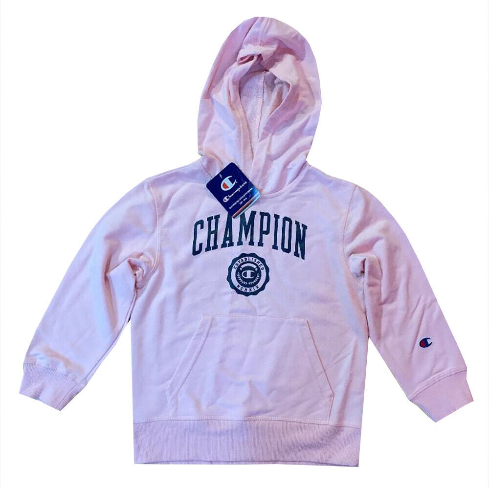 Champion blue white and pink hoodie new arrivals