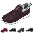 thumbnail image 6 of Oyedens Womens Mens Snow Boots Winter Warm Plush Lined Slip on Walking Loafers Sneakers Work Shoes, 6 of 8