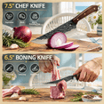3-Piece Forged BBQ Butcher Set with Curved Geometry for Meat Prep ...