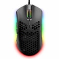 thumbnail image 2 of Wired Gaming Mouse with 16,000 DPI Optical Sensor Chroma RGB Lighting,69g Lightweight Honeycomb Shell,Ultraweave Cable,7 Programmable Buttons for PC Gamer (Black), 2 of 4