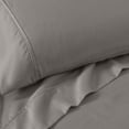 thumbnail image 4 of Superior Motley Solid 1200-Thread Count Cotton-Blend Pillowcase Set, Standard, Gray, 4 of 4