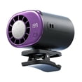 thumbnail image 4 of Ventilador pequeño con clip para exteriores, ventilador de refrigeración rápida para , recargable para interiores, pesca, escritorio, trabajo Gris, 4 of 8