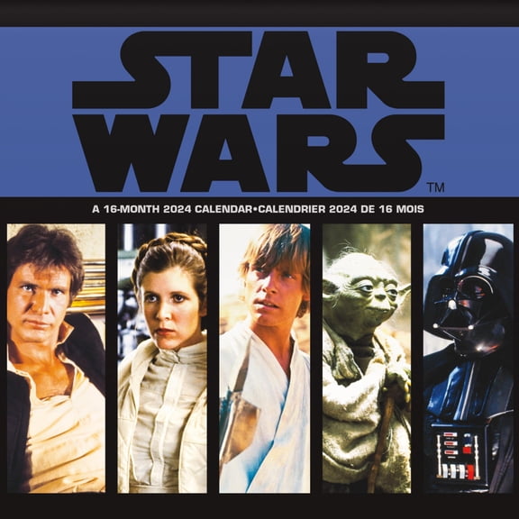 Trends International 2024 Star Wars: Saga Wall Calendar