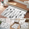 thumbnail image 5 of Black Branches Birds Entryway Rug 2'x3'&nbsp; Non Slip Front Door Mats, Modern Abstract Forest Silhouettes Entrance Rugs Indoor Outdoor Carpet, Washable Floor Mats Small Area Rug for Bedroom Kitchen, 5 of 8