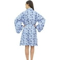 thumbnail image 3 of Bimba Women's Floral Printed Bridesmaid Sleepwear Kimono Robe With Belt - 18, 3 of 4