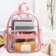 thumbnail image 5 of Mochila transparente grande de capacidad, PVC almacenamiento, para estudiantes, 5 of 5