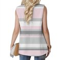 thumbnail image 2 of Gibobby chaquetas ligero de rendimiento Mujer Primavera Verano Viaje Elegante Y Transpirable Sin Mangas Estampado A Slim Fit Chaleco Chaqueta (Rosa, M), 2 of 4