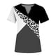 thumbnail image 2 of Gibobby Blusa Casual de Mujer Camisas verano para mujer, camisetas manga corta con cuello en V estampado 2023, camisetas con estampado floral, tú(Negro,G), 2 of 4