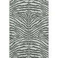 thumbnail image 2 of Addison Rugs Mayfield Washable Animal Skin Pattern Zebra Gray Rectangle Rug, 5' x 7'6", 2 of 5