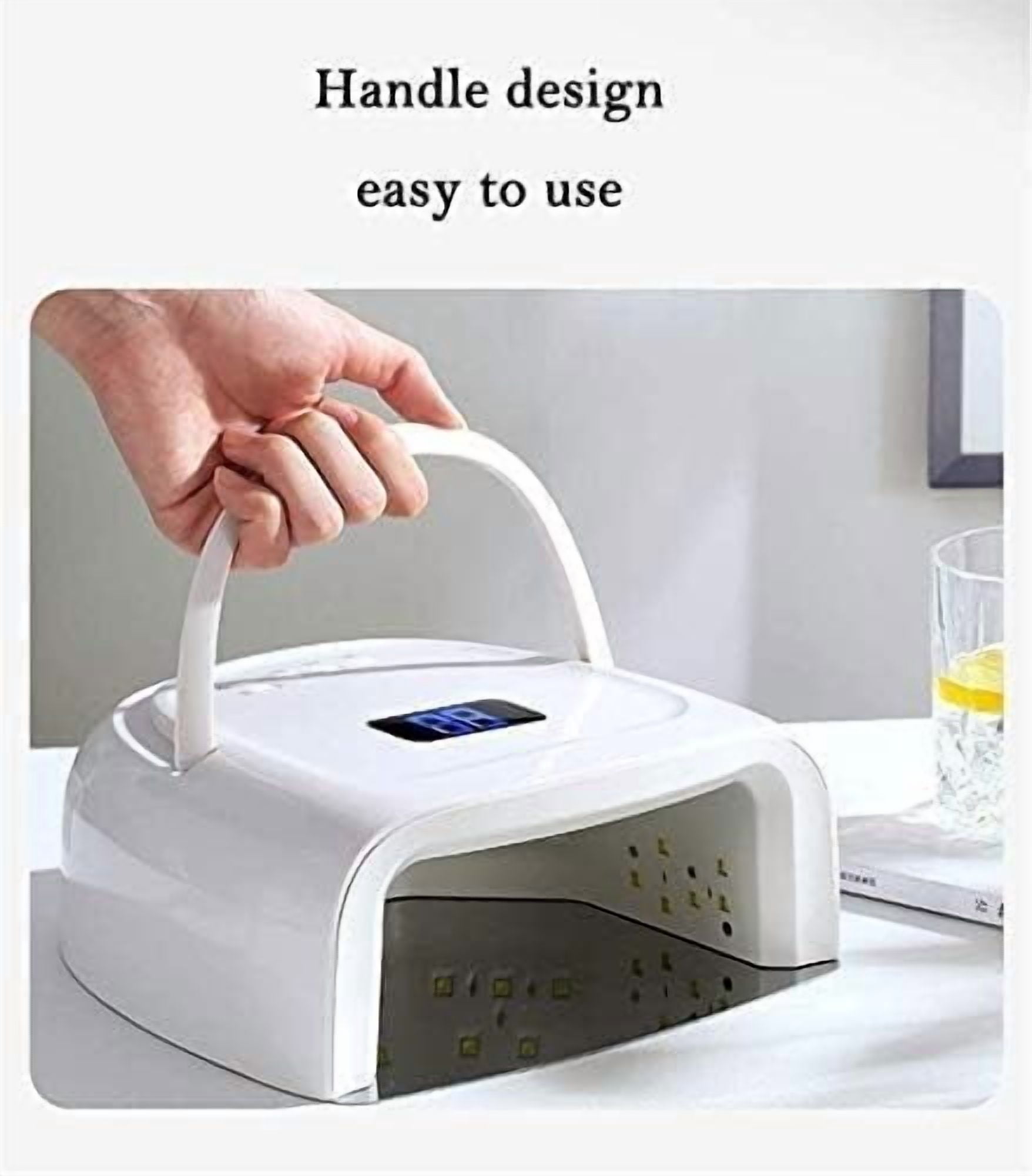 UV LED Nail Lamp, Gel UV Light Nail Dryer for Gel Nail Polish 60W Curing Lamp with Sensor 3 Timer