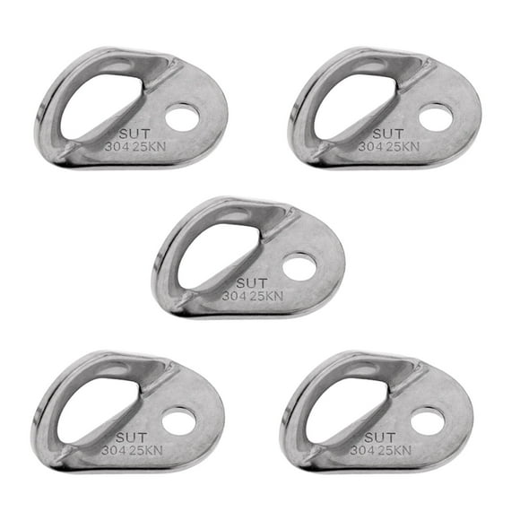 5x Percha de material acero inoxidable Percha de escalada Ancla de escalada 25KN / 5600Lb
