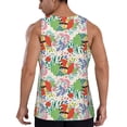 thumbnail image 3 of Gaeub Mushroom and Frogs Men's Athletic Tank Top, Workout Sleeveless Shirts, Running Tank Tops for Gym, Running, Training - Large, 3 of 9