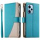 thumbnail image 2 of Funda cartera GANGXUN para Xiaomi Poco X5 Pro , cuero PU con tarjetero, cremallera, correa de mano, soporte y protección 1182°, 2 of 6