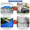 thumbnail image 3 of SANOPY 10x20 Heavy Duty Pop up Canopy Tent with 6 sidewalls Easy Up Commercial Outdoor Canopy Wedding Party Tents for Parties All Season Wind & Waterproof Gazebo with Roller Bag,Blue(Frame Thickened), 3 of 10