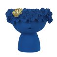 thumbnail image 2 of Estatua De Jarrón De Retrato Resina Retrato Florero Estatua Almacenamiento de llaves Cabeza humana Escultura Ornamento (Azul marino) Sywqhk Libre de BPA, 2 of 6