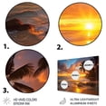 thumbnail image 3 of Designart "Beach Photo Sunset Charm XII" Nautical & Beach Metal Wall Decor, 3 of 5