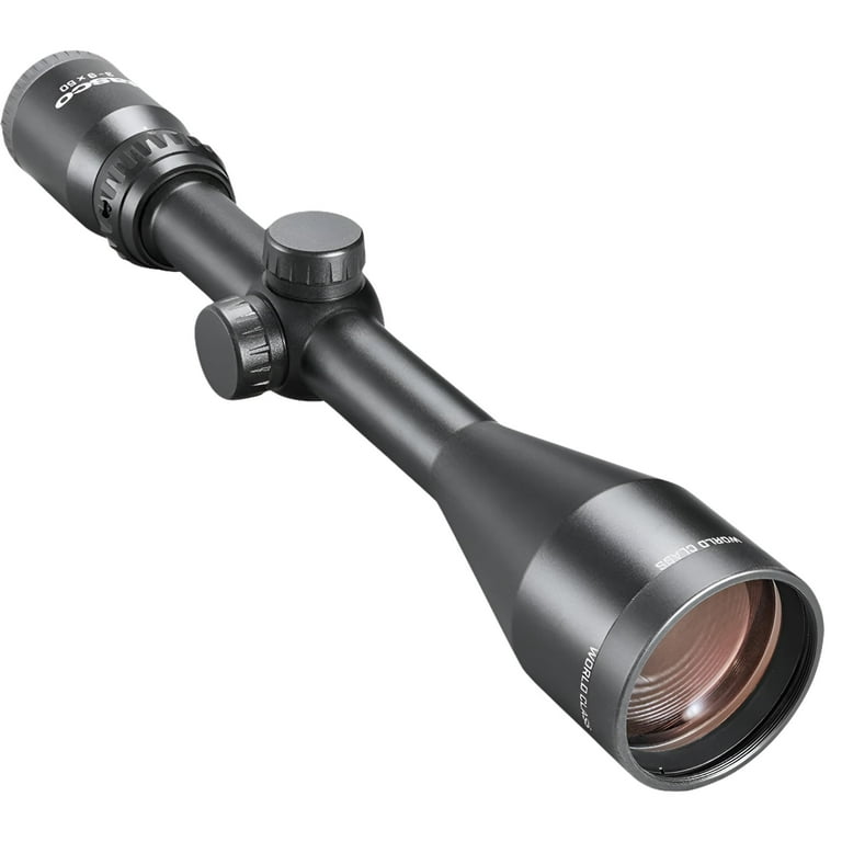 Tasco World Class 3-9x50 Riflescope with Rings, Black, Waterproof
