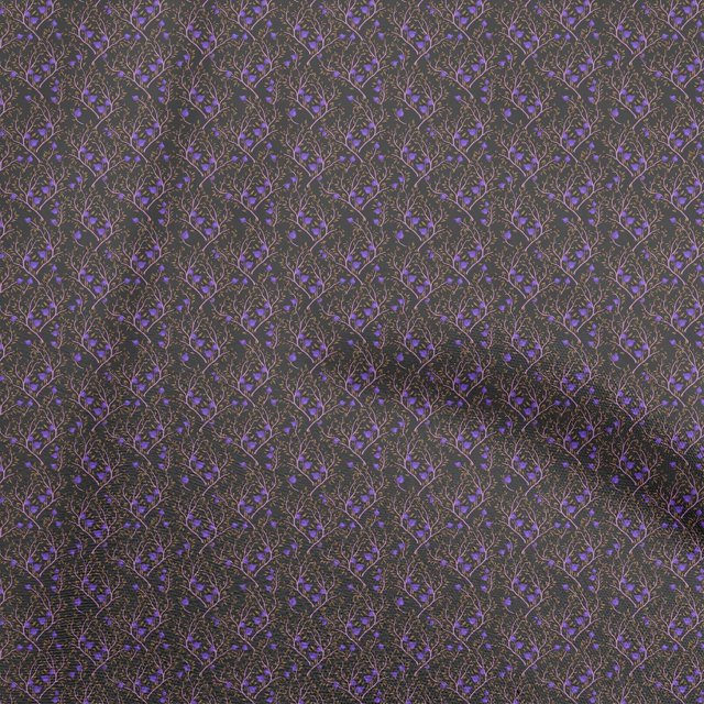 oneOone Polyester Spandex Gray Fabric Fruits Pomogranate Craft Projects Decor Fabric Printed By The Yard 56 Inch Wide