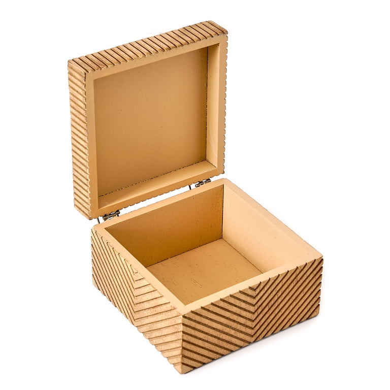 Beautiful Medium Decorative Wooden Box, Brown photo 4