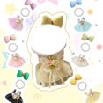 thumbnail image 4 of Doll Clothes Set for 15cm/17cm LB Dolls, Princess Dress with Hair Accessory, 4 of 5