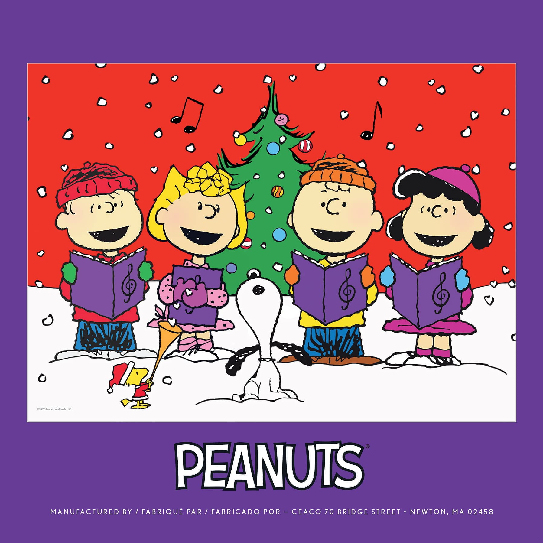 Ceaco Peanuts 100-Piece Puzzle Carolers