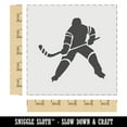 thumbnail image 2 of Hockey Player Holding Hockey Stick DIY Cookie Wall Craft Stencil - 5.5 Inch, 2 of 5