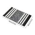 thumbnail image 3 of Gradient Striped Flocked Faux Wool Bathroom Rug, Quick Dry Latex Non Slip Floor Mat, Absorbent Foot Pad for Shower Room Vanity, Entryway And Household Daily Bath Decor, 3 of 6