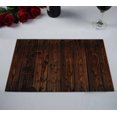 thumbnail image 2 of PKQWTM Old Dark Wood Wooden Wall Texture Kitchen Dining Table Mats Placemats Size 12x18 Inches, Set of 2 Pieces, 2 of 2