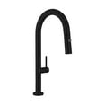 thumbnail image 2 of Chalet Single Handle, Pull-Down Kitchen Faucet in Matte Black, 2 of 11